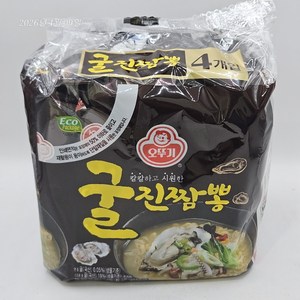 오뚜기 굴진짬뽕 라면 130g, 32개, (4개입 X 8팩 X 1박스)