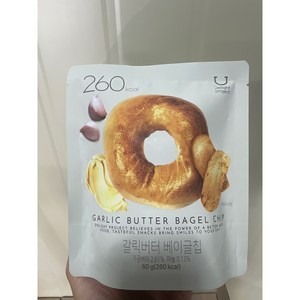 딜라이트 프로젝트 갈릭버터 베이글칩, 60g, 5개