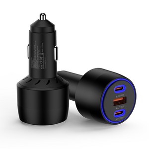 ANNIBER 102W C타입 3포트 PD36W+QC30W+PD36W 차량용 시거잭 자동차 초고속 충전기
