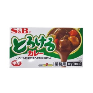 에스비 토로케루 카레 소스 믹스 중간매운맛, 1kg, 3개