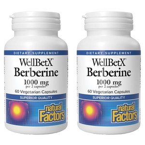 네추럴팩터스 베르베린 1000mg 베지테리안 캡슐