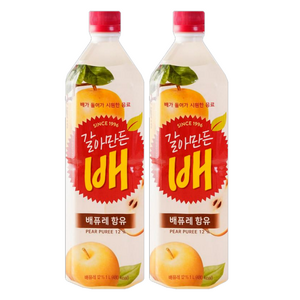 해태음료 갈아만든 배, 1L, 2개