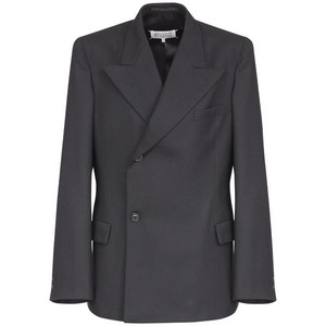 메종 마르지엘라 울 싱글 브레스티드 블레이저