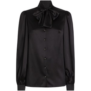 돌체앤가바나 새틴 셔츠, 블랙계열, Italy 46(KR 77)
