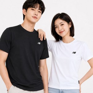 뉴발란스 남성용 유니 스포츠에센셜 반팔티셔츠 NBNEGCO203