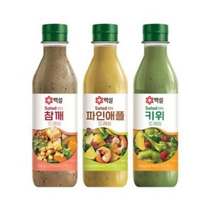 [대용량] 백설 참깨드레싱550g+파인애플드레싱560g+키위드레싱560g, 없음, 1개, 550g