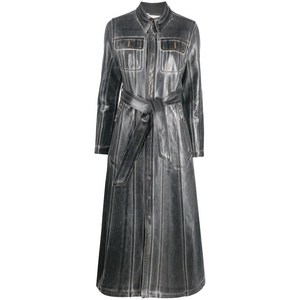 디젤 디젤 드 플라밍티 셔츠 드레스, 그레이계열, Standard M