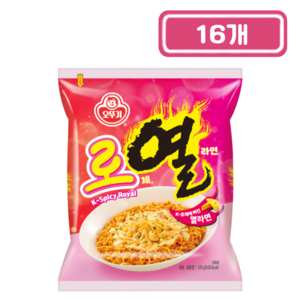 오뚜기 로열라면 120g, 16개