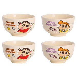 Keyiyijia 귀여운 크래용신짱 시리즈 페이스볼 2개입, 짱구 + 짱아, 2세트