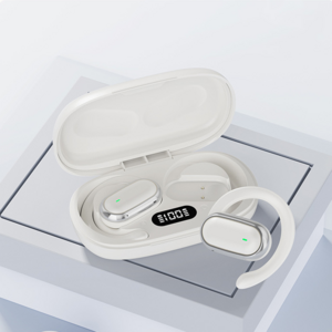 SMABAT 귀걸이형 블루투스 이어폰 무선이어폰 타입C 오픈형 노이즈 캔슬링 이어폰 블루투스5.49 스포츠 이어폰