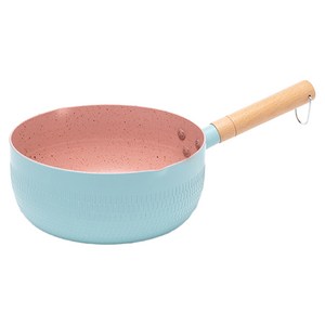 SoBuy 가벼운 알루미늄 논스틱 다용도 스노우 냄비, 블루, 18cm, 1개