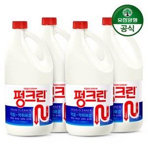 펑크린 배수구세정제, 4L, 4개