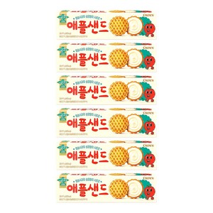 크라운 애플샌드, 91g, 6개