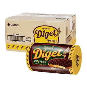 오리온 닥터유 다이제 초코, 225g, 16개