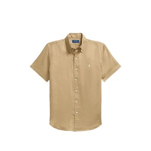 폴로랄프로렌 자수 커스텀 리넨 셔츠, 베이지계열, Standard L(KR 40.5)
