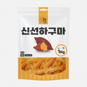 펫어스 강아지 신선하구마 스틱 간식, 고구마, 1kg, 2개