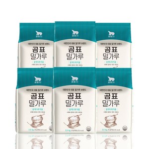 곰표 밀가루 중력다목적용, 2.5kg, 6개
