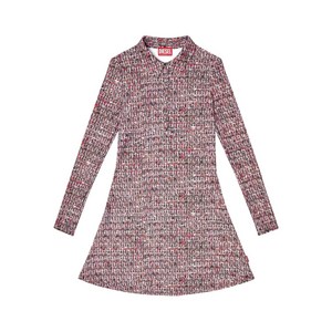 디젤 디폴리나 부클레 프린트 미니 셔츠 드레스, 핑크계열, Standard XS(KR 44)