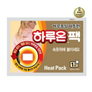 하루온 핫팩 붙이는 타입 50g, 25개