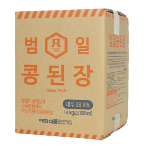 범일 콩된장 중입자, 14kg, 1개