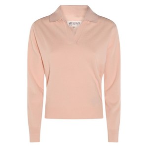 메종 마르지엘라 V넥 울 스웨터, 핑크계열, Standard M(KR 66)