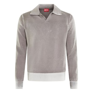 디젤 K로렌조 폴로 넥 골지 헴 스웨터, 그레이계열, Standard S