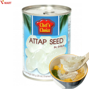 [루츠팜] 태국 니파팜 통조림 565g 쉐프초이스 팜씨드 palm seed attap seed in syup, 1개