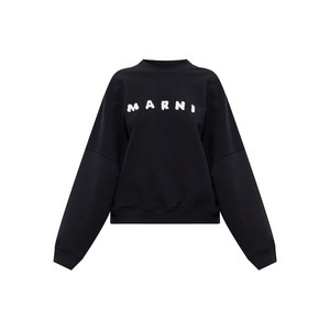 마르니 로고 자수 스웨트셔츠, 블랙계열, Italy 40(KR 55)