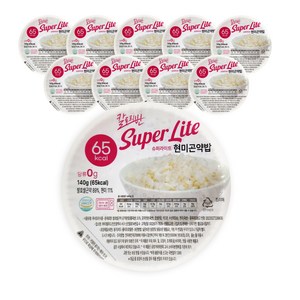 칼로리반 저칼로리 현미곤약밥 65kcal, 140g, 10개