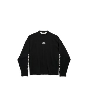 발렌시아가 로고 프린트 스웨트셔츠, 블랙계열, Standard S(KR 100)