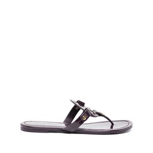 토리 버치 밀러 로고 장식 가죽 샌들