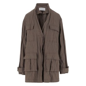 페라가모 포켓 디테일 벨트 재킷