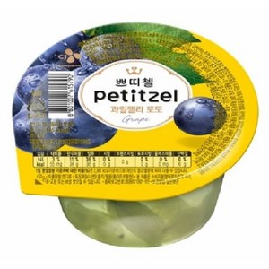 쁘띠첼 포도 과일젤리, 210g, 6개