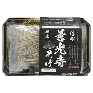 와타나베제면 신슈 젠코지 소바 반생면 쯔유 포함, 260g, 1개