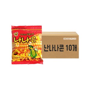 난나나콘 50g x 10봉 대용량 옥수수과자 나나콘, 10개