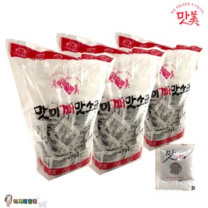 배달포장 일회용 치킨소금 3.5gx200개입 삼계탕 치킨 순대용, 700g, 3개