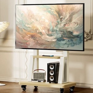 FANOBO 티 비 거 치대 tv거치대 32~75인치 티비스탠드적용 70KG 하중 이동식TV 이동식 tv 거치대