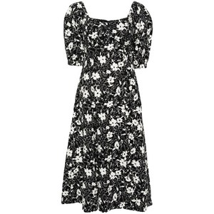 폴로랄프로렌 플로럴 프린트 미디 드레스