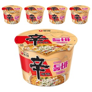 신라면 툼바 큰사발면 113g, 5개