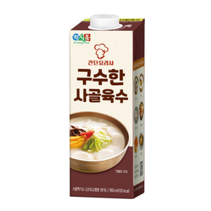 정식품 간단요리사 사골육수(온요리용), 4개, 950ml