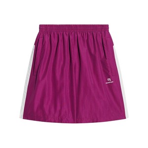 발렌시아가 로고 자수 트랙스커트