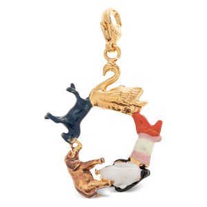 마르니 알파벳 O 애니멀 서클 펜던트