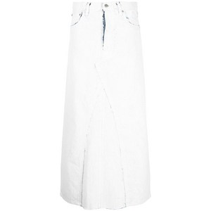메종 마르지엘라 메종 마르지엘라 하이웨이스트 데님 스커트, 화이트계열, Italy 40(KR 55)