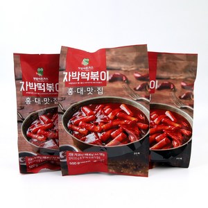 [부엉이돈가스] 홍대 맛집 자박떡볶이 500g(냉동), 500g, 3개