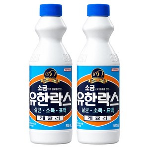 유한락스 레귤러, 500ml, 2개