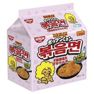 닛신 야끼소바 볶음면 한국풍 매콤 달콤 까르보 5개입 500g, 1개