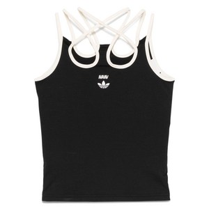 아디다스 X 아바바브 로고 자수 탱크 탑, 블랙계열, Standard L(KR 77)