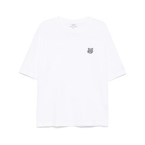 메종키츠네 볼드 폭스 헤드 패치 티셔츠, 화이트계열, Standard L(KR 105)
