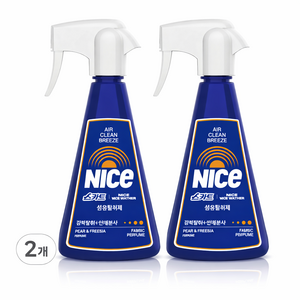 스카트 나이스웨더 탈취제 페어앤프리지아 본품, 380ml, 2개