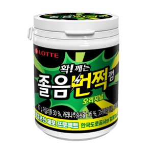 롯데웰푸드 졸음번쩍 껌 오리지널, 87g, 4개